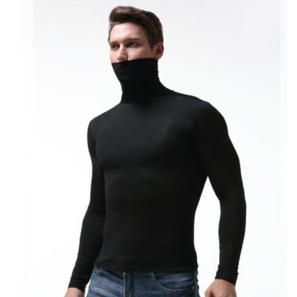youth solid color mens brand long sleeve bottoming shirt boys skinny turtleneck underwear 2020 spring new fashion trend, White;black
youth solid color mens brand long sleeve bottoming shirt boys skinny turtleneck underwear 2020 spring new fashion trend, White;black