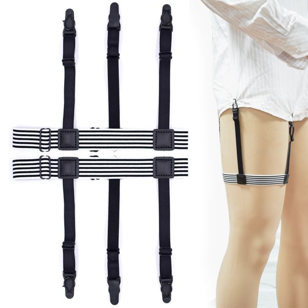 women mens classic shirt stays garters holders tirantes hombre elastic adjustable leg suspenders belt shirt tuck 3 clips black, Black;white
women mens classic shirt stays garters holders tirantes hombre elastic adjustable leg suspenders belt shirt tuck 3 clips black, Black;white