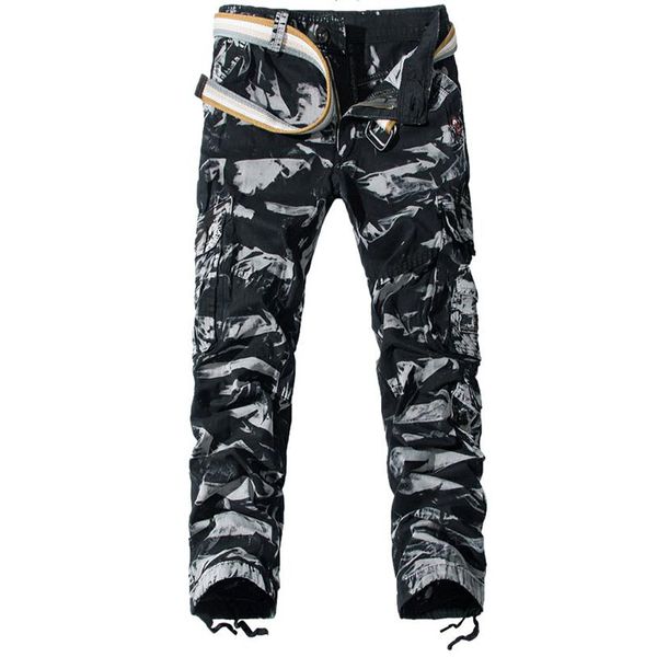 men 2019 fashion military pants men's brand joggers casual multi-pocket large size overalls 100% cotton breathable trousers, Black
men 2019 fashion military pants men's brand joggers casual multi-pocket large size overalls 100% cotton breathable trousers, Black