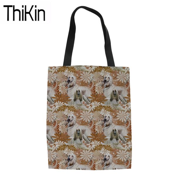 thikin ladies canvas tote bag for women afghan hound printing shopping bags females foldable shopper storage travel tote bags
thikin ladies canvas tote bag for women afghan hound printing shopping bags females foldable shopper storage travel tote bags