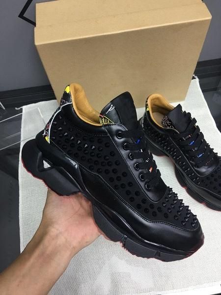 men shoe red sole spikes shoes women casual shoes red bottoms vintage espadrilles laces-up sneakers luxury shoes black leather
men shoe red sole spikes shoes women casual shoes red bottoms vintage espadrilles laces-up sneakers luxury shoes black leather