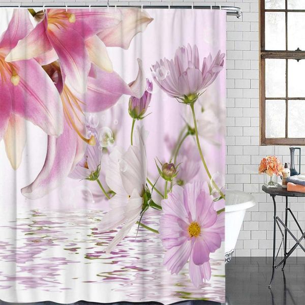 shower curtains modern curtain plant lily flower printed bathroom decor waterproof fabric
shower curtains modern curtain plant lily flower printed bathroom decor waterproof fabric