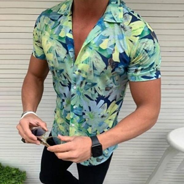short sleeve printed shirt plus size l~3xl lapel collar blouse men's, White;black
short sleeve printed shirt plus size l~3xl lapel collar blouse men's, White;black