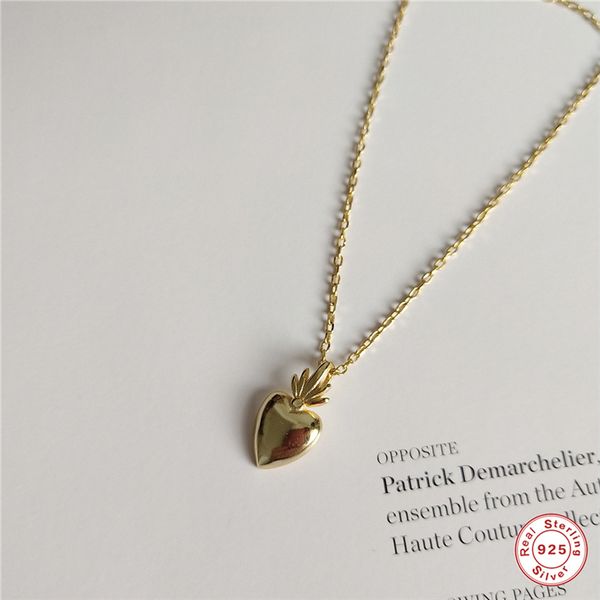 925 sterling silver necklace heart pineapple pendant necklace gold charm neckalce for women jewelry
925 sterling silver necklace heart pineapple pendant necklace gold charm neckalce for women jewelry