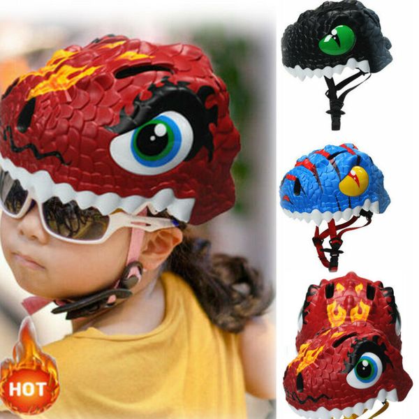 new kids bike cycling animal dinosaur helmet scooter skateboard child safety, Yellow
new kids bike cycling animal dinosaur helmet scooter skateboard child safety, Yellow