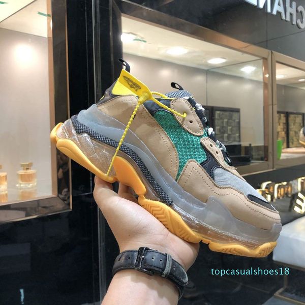 paris 2019 crystal bottom triple-s leisure shoes luxury dad shoes platform triple s sneakers for men women kanye old grandpa trainer t18, Black
paris 2019 crystal bottom triple-s leisure shoes luxury dad shoes platform triple s sneakers for men women kanye old grandpa trainer t18, Black