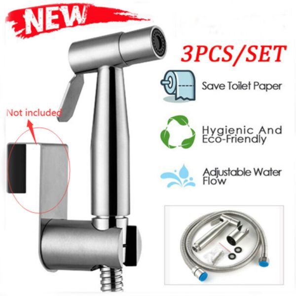 new clean spa hand held bidet shattaf stainless steel hygienic wash spray shower head
new clean spa hand held bidet shattaf stainless steel hygienic wash spray shower head