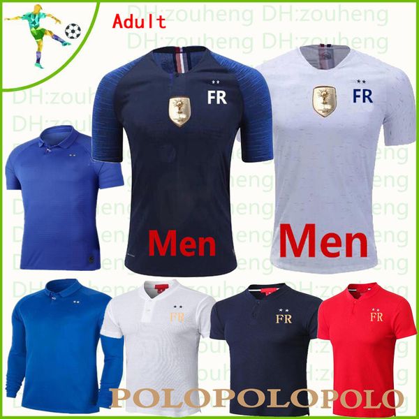 France occer jer ey 2 tar 2019 20 home blue away white griezmann mbappe pogba football hirt men and women hort leeve polo hirt
France occer jer ey 2 tar 2019 20 home blue away white griezmann mbappe pogba football hirt men and women hort leeve polo hirt