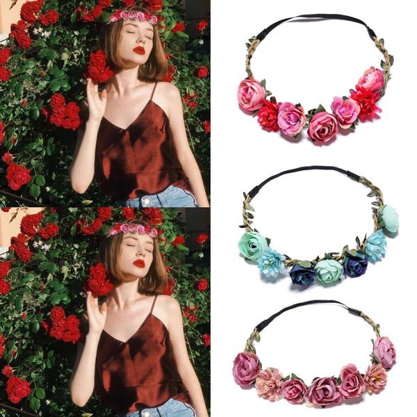 m mism new wedding rose flower wreath crown floral garland women girl bridal elastic hair band headband holiday hair accessories
m mism new wedding rose flower wreath crown floral garland women girl bridal elastic hair band headband holiday hair accessories