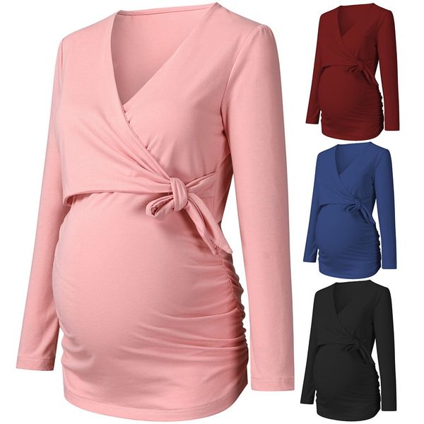 arloneet maternity clothes women's maternity autumn winter casual long sleeve v-neck t shirts nursing for breastfeeding
arloneet maternity clothes women's maternity autumn winter casual long sleeve v-neck t shirts nursing for breastfeeding