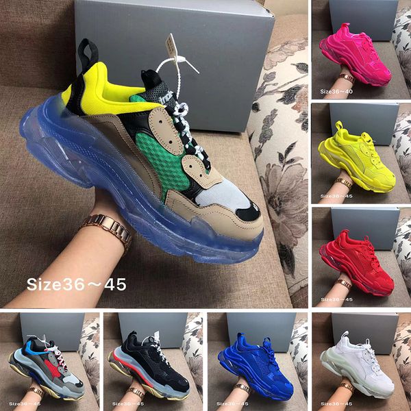 2019 designer 17fw triple s adds a clear bubble midsole sneakers mens women neon green luxury increasing brand casual dad shoes
2019 designer 17fw triple s adds a clear bubble midsole sneakers mens women neon green luxury increasing brand casual dad shoes