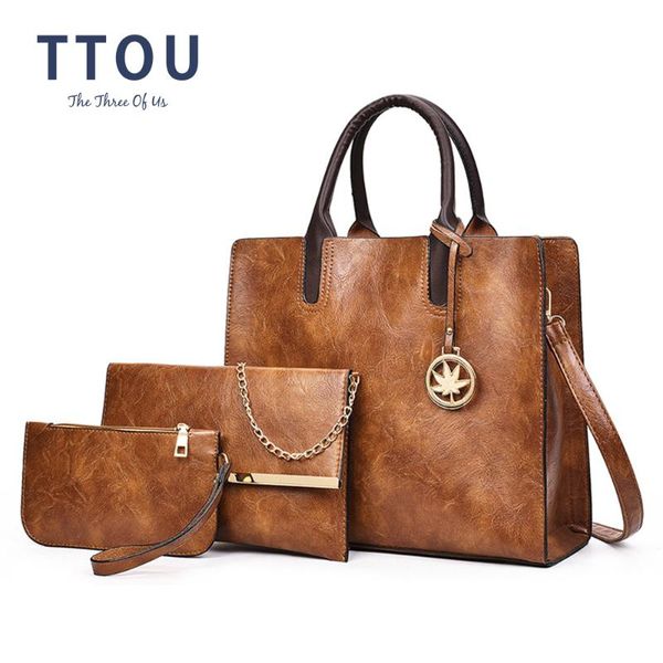 ttou women pu leather handbag 3pcs set large tote bags ladies tassel shoulder bag fashion shoulder bag purse sac a main
ttou women pu leather handbag 3pcs set large tote bags ladies tassel shoulder bag fashion shoulder bag purse sac a main