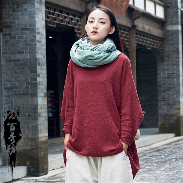 nianbaixiu textile cotton and linen women's wear 020 summer all-match beautiful women's long sleeve pullover cotton and linen pull, White
nianbaixiu textile cotton and linen women's wear 020 summer all-match beautiful women's long sleeve pullover cotton and linen pull, White