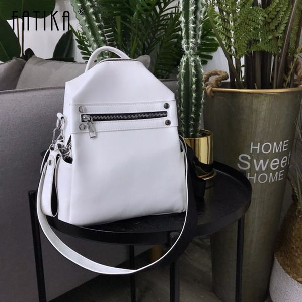 fatika 2019 backpack women multi-function shoulder bag stylish bag female solid casual travel bags cj191213
fatika 2019 backpack women multi-function shoulder bag stylish bag female solid casual travel bags cj191213