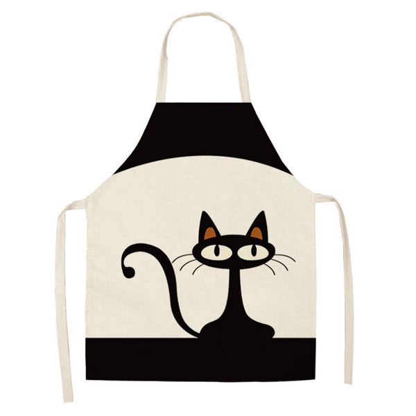 55*68cm cat pattern kitchen aprons dinner party cooking bibs funny pinafore cleaning tools cotton linen apron
55*68cm cat pattern kitchen aprons dinner party cooking bibs funny pinafore cleaning tools cotton linen apron