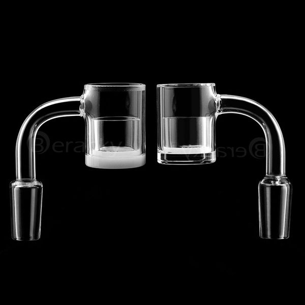 4mm Clear/Opaque Bottom Beveled Edge Quartz Banger With Quartz Insert 10mm 14mm 18mm Quartz Banger Nails For Glass Water Bongs Dab Rigs
4mm Clear/Opaque Bottom Beveled Edge Quartz Banger With Quartz Insert 10mm 14mm 18mm Quartz Banger Nails For Glass Water Bongs Dab Rigs