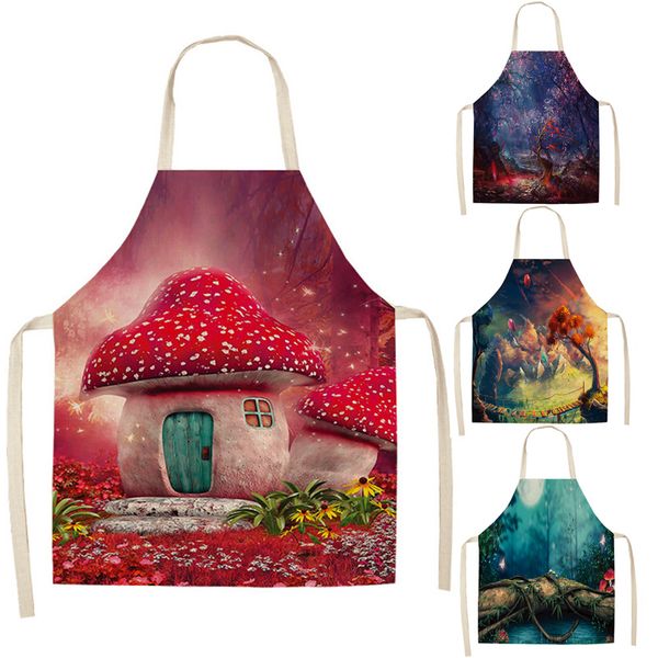 forest kitchen apron fantasy tree printed sleeveless cotton linen aprons for men women home cleaning tools
forest kitchen apron fantasy tree printed sleeveless cotton linen aprons for men women home cleaning tools