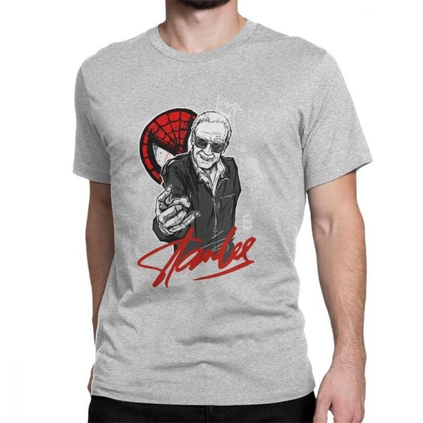 marvel's father stan lee print tshirt superhero design men streetwear man harajuku avengers spider t-shirt caluas male running fitness, White;black
marvel's father stan lee print tshirt superhero design men streetwear man harajuku avengers spider t-shirt caluas male running fitness, White;black