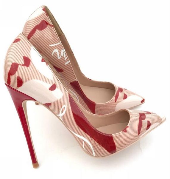 women lady woman red bottom nude patent leather purple poined toes wedding heels stiletto high heels shoes pumps 12cm 120mm, Black
women lady woman red bottom nude patent leather purple poined toes wedding heels stiletto high heels shoes pumps 12cm 120mm, Black