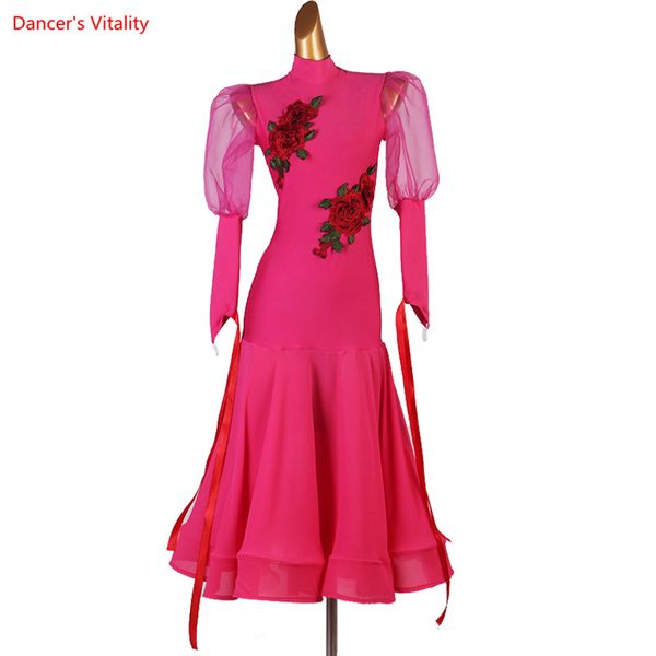standard ballroom dress woman ballroom dance competition dresses foxtrot dance dress tango costumes women wear, Black;red
standard ballroom dress woman ballroom dance competition dresses foxtrot dance dress tango costumes women wear, Black;red