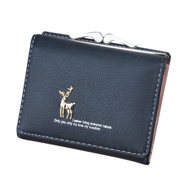 short wallets brand design purses women wallets short simple deerlet mini money purse card holder bag bifold clutch#l5$, Red;black
short wallets brand design purses women wallets short simple deerlet mini money purse card holder bag bifold clutch#l5$, Red;black