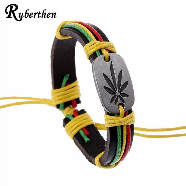 ruberthen design jamaica style punk bracelet hiphop dance leather bracelet colorful cotton rope bracelet drop shipping, Golden;silver
ruberthen design jamaica style punk bracelet hiphop dance leather bracelet colorful cotton rope bracelet drop shipping, Golden;silver