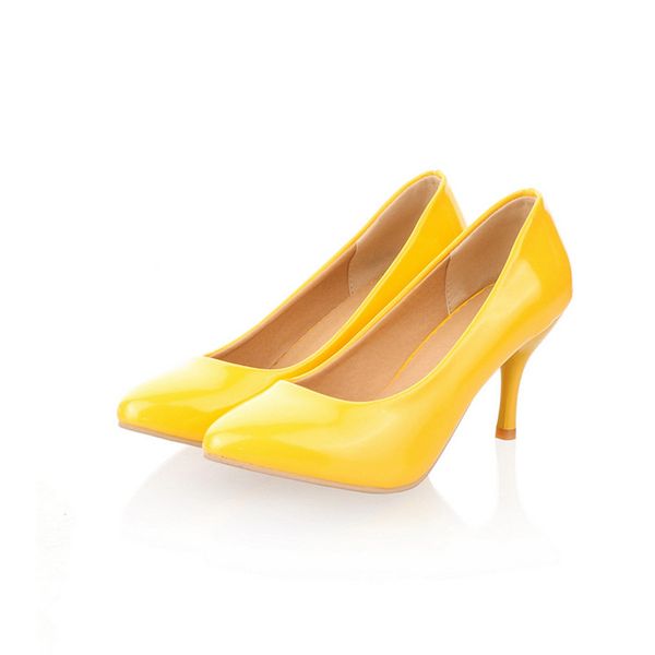 women shoes high heels pointed toe high heel shoes women pumps white wedding heels footwear yellow black large size
women shoes high heels pointed toe high heel shoes women pumps white wedding heels footwear yellow black large size