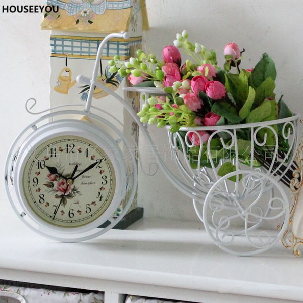 european garden bicycle deskclocks white bike iron art desk table clock antique needle digital home desk clock
european garden bicycle deskclocks white bike iron art desk table clock antique needle digital home desk clock