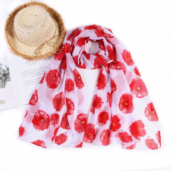 new europe and america poppy flowers winter printed infinity scarf women fashion floral voile long scarves, Blue;gray
new europe and america poppy flowers winter printed infinity scarf women fashion floral voile long scarves, Blue;gray