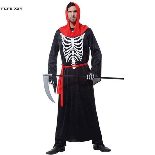 halloween skeleton scary costumes for men azrael death hell devil demon cosplays carnival purim masquerade nightclub party dress, Black;red
halloween skeleton scary costumes for men azrael death hell devil demon cosplays carnival purim masquerade nightclub party dress, Black;red