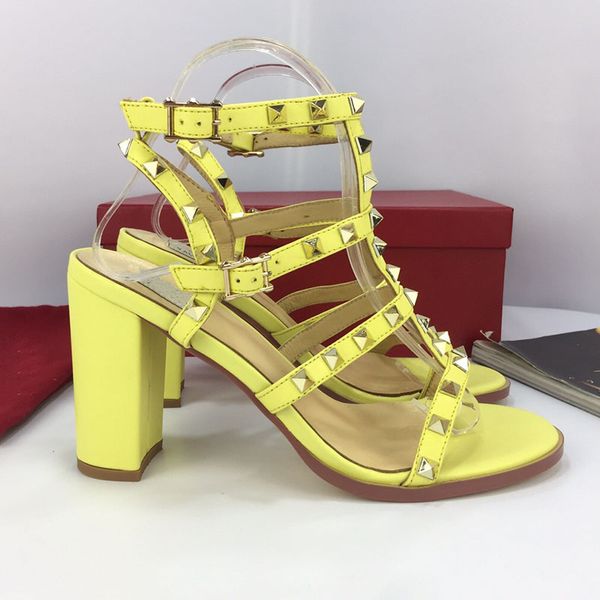 designer sandals 2019 luxury designer ladies high heels of 9cm fashion woman strap rivet sandals ladies dress shoes, Black
designer sandals 2019 luxury designer ladies high heels of 9cm fashion woman strap rivet sandals ladies dress shoes, Black