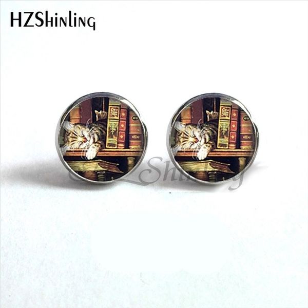 2019 glass cabochon stud earring vintage books stud earrings books jewelry time to read ear studs women hz4 nes-0020, Golden;silver
2019 glass cabochon stud earring vintage books stud earrings books jewelry time to read ear studs women hz4 nes-0020, Golden;silver