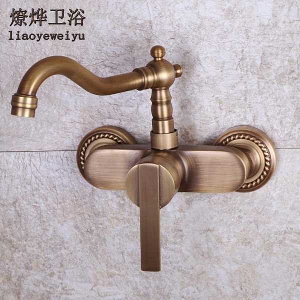 european antique kitchen wall faucet and cold vegetables basin xi yi tai balcony sink copper mixing valve
european antique kitchen wall faucet and cold vegetables basin xi yi tai balcony sink copper mixing valve