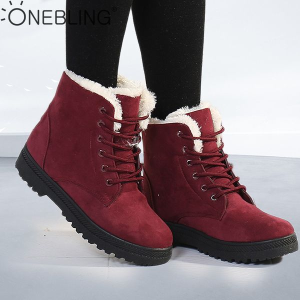 onebling classic platform flat boots 2019 winter short plush warm lace up ankle boots women plus size female snow booties, Black
onebling classic platform flat boots 2019 winter short plush warm lace up ankle boots women plus size female snow booties, Black