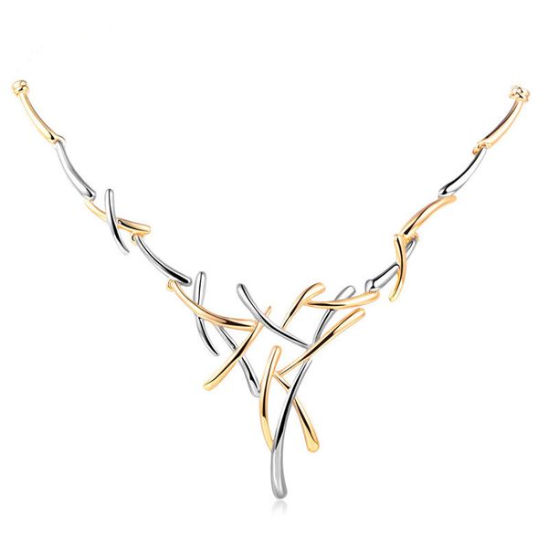 boako two tone gold geometric cross gold mix color metallic necklace statement punk jewelry for women female party jewelery z4, Silver
boako two tone gold geometric cross gold mix color metallic necklace statement punk jewelry for women female party jewelery z4, Silver