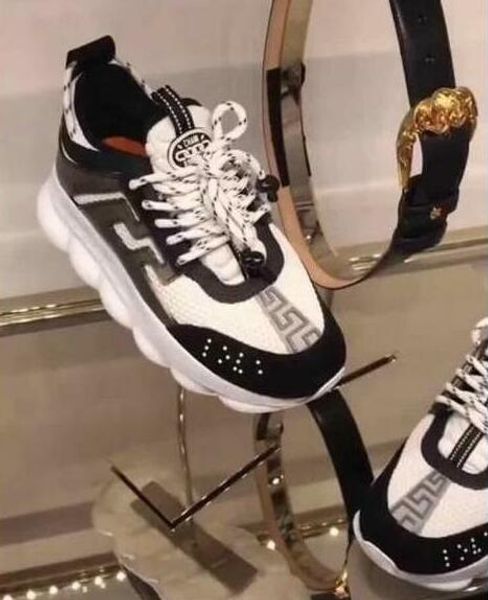 2019 de igner ca ual hoe chain reaction fa hion flat neaker trainer lightweight link embo ed ole with du t bag ab2 
2019 de igner ca ual hoe chain reaction fa hion flat neaker trainer lightweight link embo ed ole with du t bag ab2