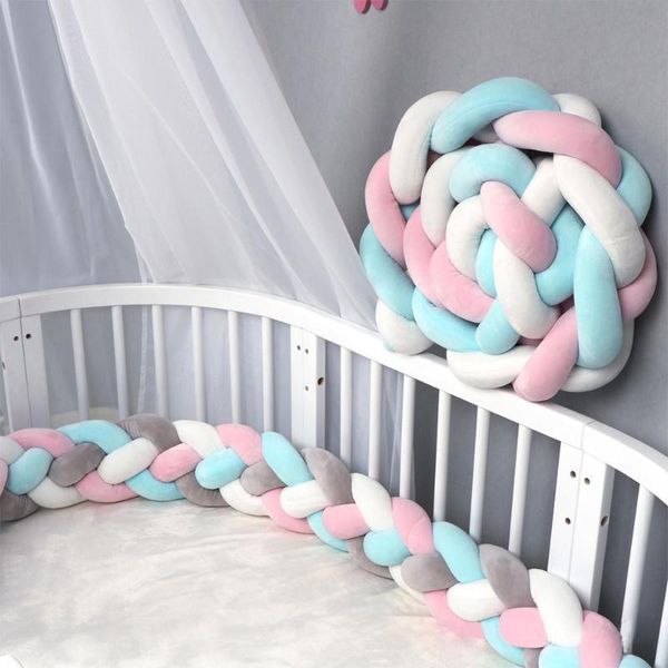 kidlove 4 knot baby bed bumper crib sides 4 braid crib pad protection for infant 2m/3m
kidlove 4 knot baby bed bumper crib sides 4 braid crib pad protection for infant 2m/3m