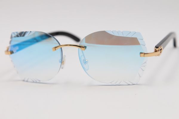 2020 new optical rimless sunglasses carved lens new 8200761 black buffalo horn rimless sunglasses mirror lens, White;black
2020 new optical rimless sunglasses carved lens new 8200761 black buffalo horn rimless sunglasses mirror lens, White;black