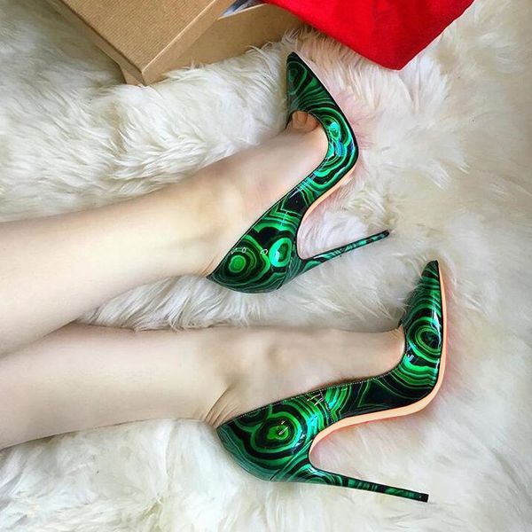 casual designer lady fashion women pumps green printed patent leather point toe high heels shoes pumps stiletto shoes 12cm 10cm 8cm, Black
casual designer lady fashion women pumps green printed patent leather point toe high heels shoes pumps stiletto shoes 12cm 10cm 8cm, Black