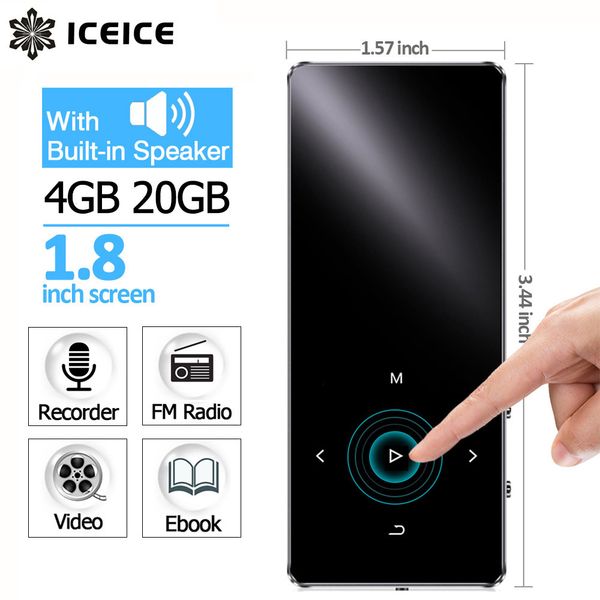 iceice mp3 player with earphones 1.8 inch screen touch keys hi fi fm radio mini sport mp 3 music player portable metal walkman
iceice mp3 player with earphones 1.8 inch screen touch keys hi fi fm radio mini sport mp 3 music player portable metal walkman