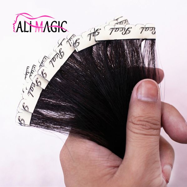 12-26 inch long hair invisible tape remy hair extensions tape in human hair extensions 100g/40piece 1piece can be divided into 6 pieces, Black
12-26 inch long hair invisible tape remy hair extensions tape in human hair extensions 100g/40piece 1piece can be divided into 6 pieces, Black