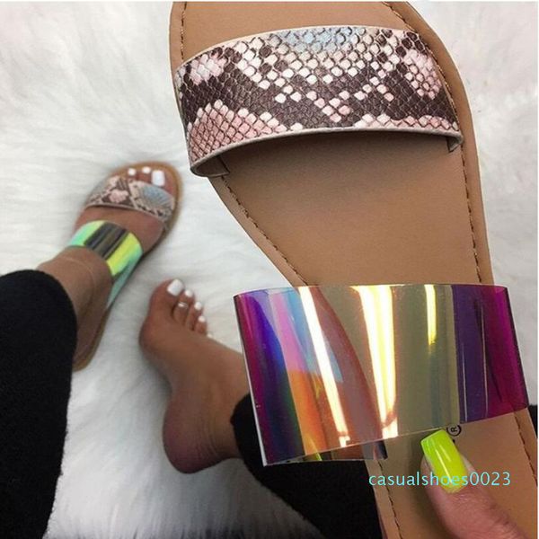 women slipper summer open toe beach flat slide ladies outdoor transparent crystal light slip on sandals woman shoes mujer c23, Black
women slipper summer open toe beach flat slide ladies outdoor transparent crystal light slip on sandals woman shoes mujer c23, Black