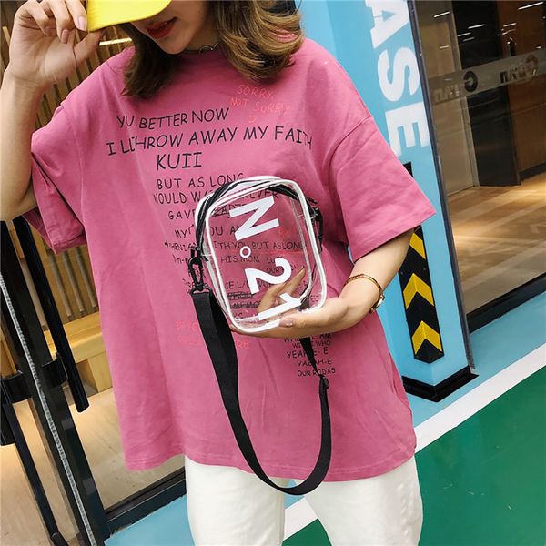 fashion 2019 casual summer women transparent messenger bag simple fashion shoulder small square travel shoulder cross bag#35
fashion 2019 casual summer women transparent messenger bag simple fashion shoulder small square travel shoulder cross bag#35