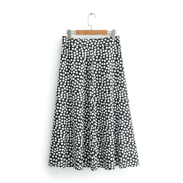 2019 women polka dot print casual skirt female spring-summer chic european high waist beach skirts faldas mujer moda femme, Black
2019 women polka dot print casual skirt female spring-summer chic european high waist beach skirts faldas mujer moda femme, Black