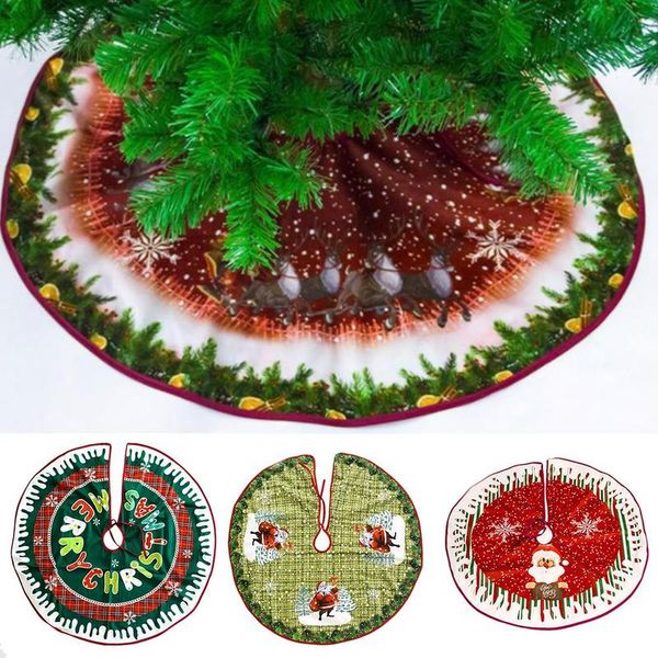 90cm cloth cartoon christmas tree skirt non-woven round carpet creative christmas tree ornament wholesale decoration
90cm cloth cartoon christmas tree skirt non-woven round carpet creative christmas tree ornament wholesale decoration