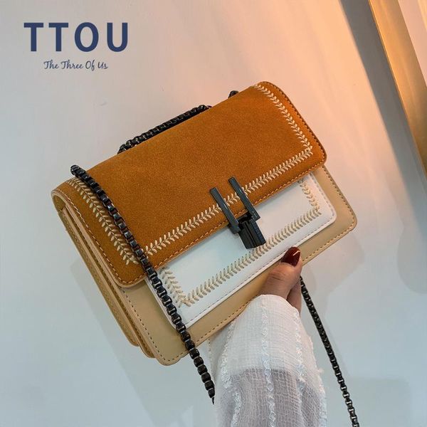 new scrub leather women bag 2020 patchwork color female small shoulder messenger bag fashion lady flap bags casual tote
new scrub leather women bag 2020 patchwork color female small shoulder messenger bag fashion lady flap bags casual tote