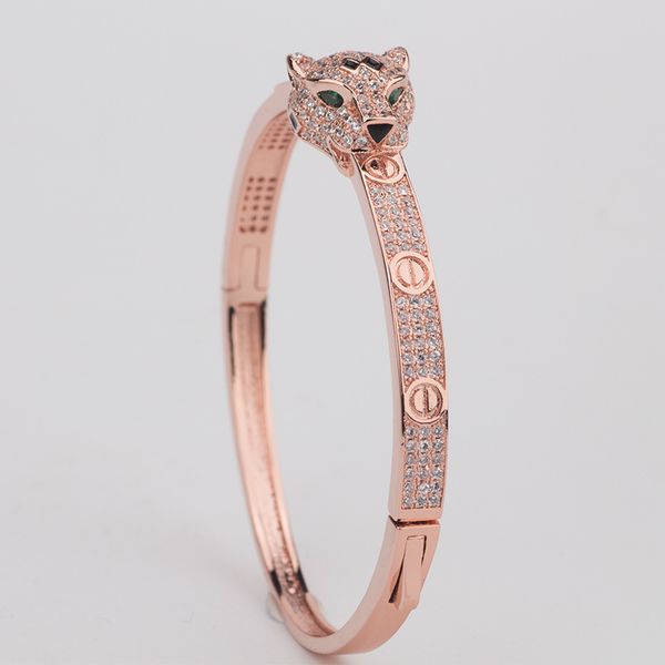women animal diamond bangle female leopard head bangles designer jewelry luxury charms valentine's day fine jewelry on sale, Black
women animal diamond bangle female leopard head bangles designer jewelry luxury charms valentine's day fine jewelry on sale, Black