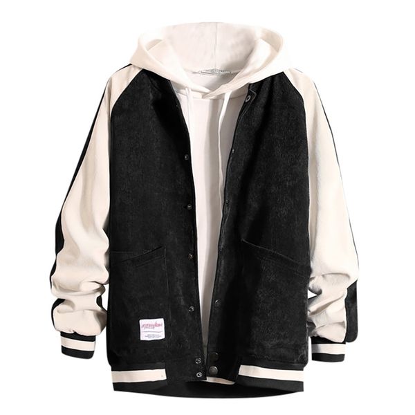 new hoodies & sweatshirts new style for men in autumn and winter corduroy stitched long sleeve coat clothing drop shipping, Black
new hoodies & sweatshirts new style for men in autumn and winter corduroy stitched long sleeve coat clothing drop shipping, Black