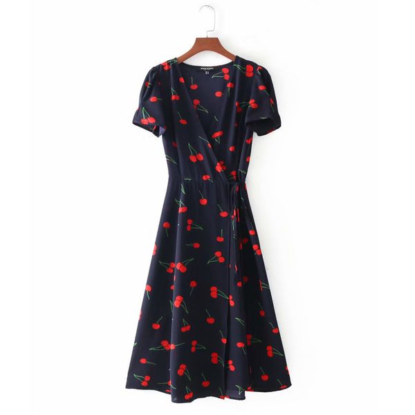 women fabala slim ladies summer short sleeve wrap holiday v neck cherry/floral performance, Black;gray
women fabala slim ladies summer short sleeve wrap holiday v neck cherry/floral performance, Black;gray