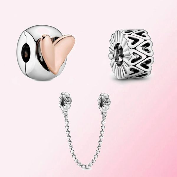 fahmi 100% 925 sterling silver 2020 valentine's day openwork and heart spacer charm beads & pavé safety chain and heart clip, Black
fahmi 100% 925 sterling silver 2020 valentine's day openwork and heart spacer charm beads & pavé safety chain and heart clip, Black